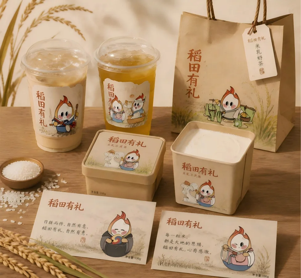 星火稻田有礼包装样机